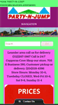 Mobile Screenshot of party-n-jump.com